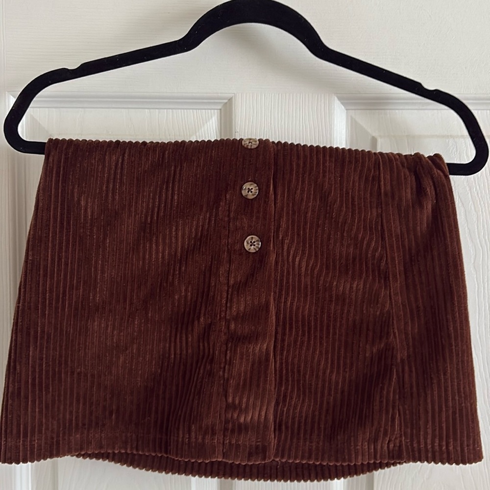 Brown mini skirt YM